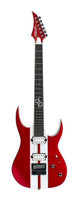 Solar Guitars S1.6RS CAR sfotografowana frontalnie
