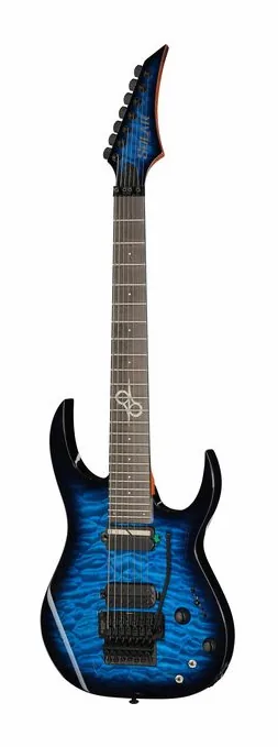 Solar Guitars SBR1.7FRQOB Sustainiac+ z bliska od przodu