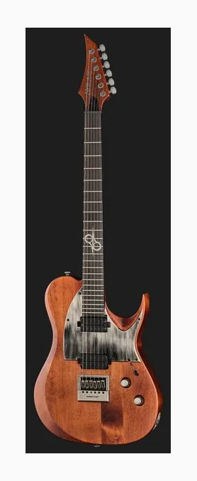 Solar Guitars T1.6D Aged Natural, przetworniki i gałki regulacji