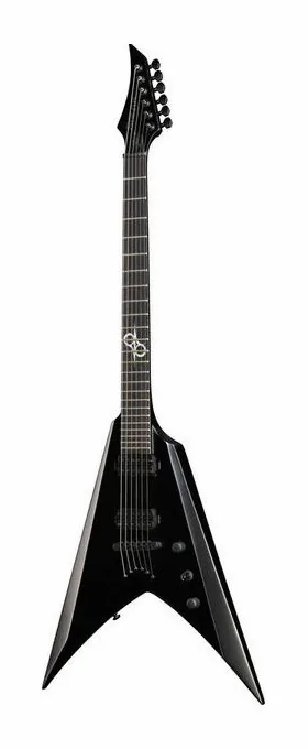 Solar Guitars V2.6C ujęta od przodu na neutralnym tle