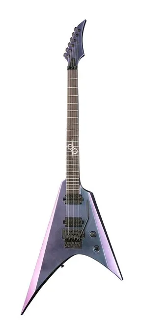 Solar Guitars VAR1.6FRVC+ ujęta od przodu na neutralnym tle