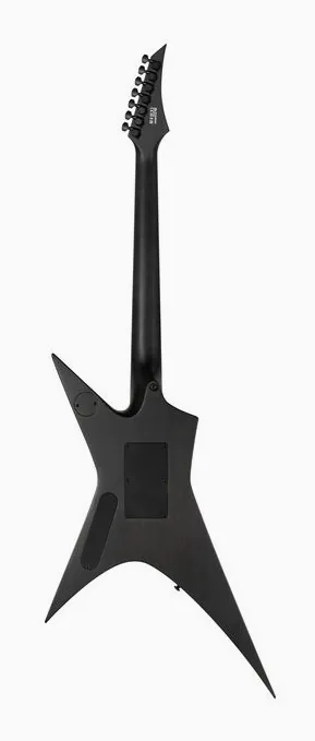 Solar Guitars X1.7FRQBB+, główka z kluczami i logo