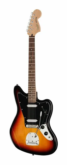 Squier Affinity Jaguar 3TS widziana od przodu