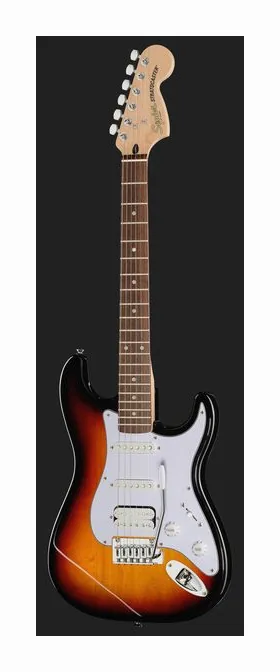 Squier Affinity Strat Junior HSS 3TS, profil boczny korpusu