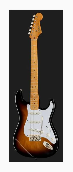 Squier CV 50s Strat MN 2-SB, linie korpusu z góry