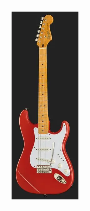 Squier CV 50s Strat MN FR, linie korpusu z góry