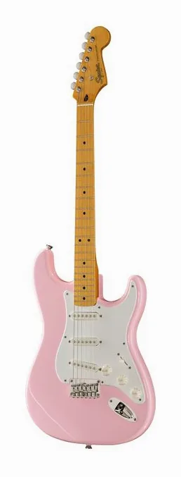 Squier CV 50s Strat HT MN PPG SHP ujęta od przodu na neutralnym tle