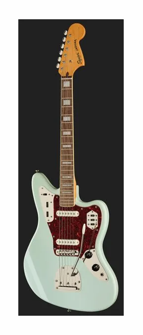 Squier CV 70s Jaguar LRL BK, przełącznik przetworników i gniazdo wyjściowe