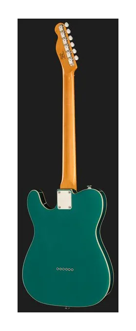 Squier CV Custom Tele BIGS SH PPG AZG, główka z kluczami i logo