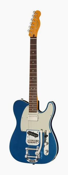 Squier CV Custom Tele BIGS SH PPG LPB widziana od przodu