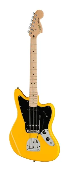 Squier LTD Affinity Jaguar MN GFY ujęta od przodu na neutralnym tle