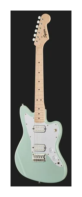 Squier Mini Jazzmaster MN DBL sfotografowana frontalnie
