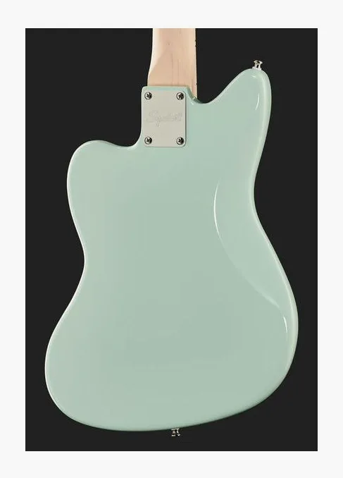 Squier Mini Jazzmaster MN SFG, korpus i lakier z bliska