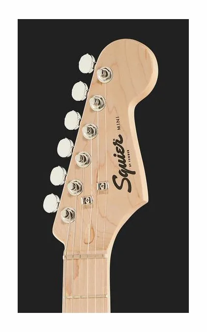 Squier Mini Jazzmaster MN SFG, przetworniki i gałki regulacji