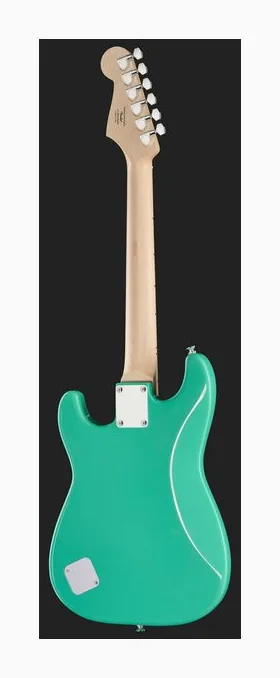 Squier Mini Strat MN SFMG, przetworniki i gałki regulacji
