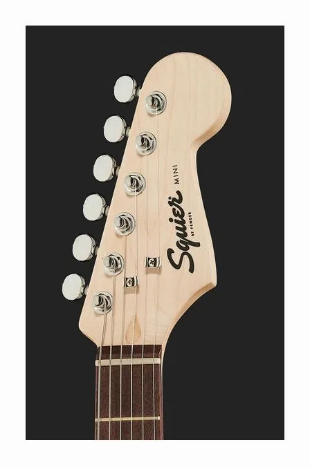 Squier Mini Stratocaster IL PK, gryf i podstrunnica z boku