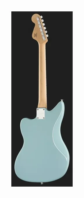 Squier Paranormal Electric VI DBL, główka z kluczami i logo
