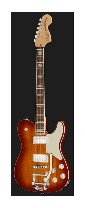 Squier Paranormal Trouble Tele HSB, linie korpusu z góry