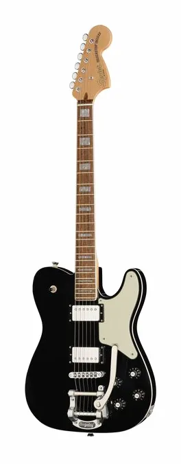 Squier Paranormal Trouble Tele BLK z bliska od przodu