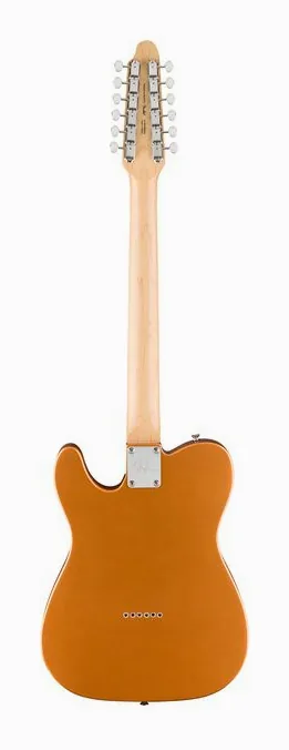 Squier Paranormal Troy V Leeuwen Tele, główka z kluczami i logo