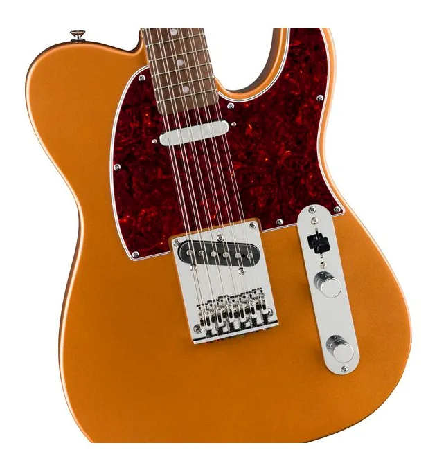 Squier Paranormal Troy V Leeuwen Tele, przetworniki i gałki regulacji