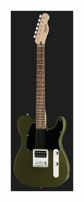 Squier Sonic Esquire H LRL OLV, główka z kluczami i logo