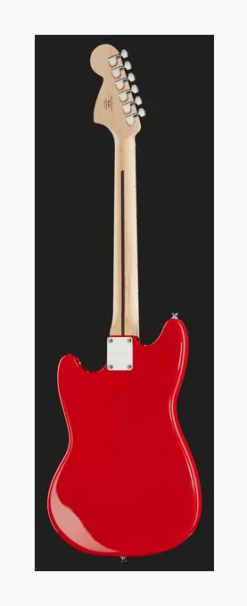 Squier Sonic Mustang MN Torino Red, linie korpusu z góry
