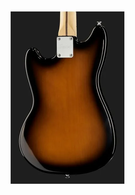 Squier Sonic Mustang MN DPB sfotografowana frontalnie