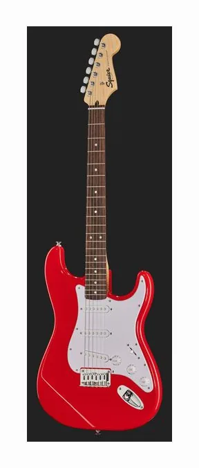 Squier Sonic Strat HT Torino Red, gryf i podstrunnica z boku