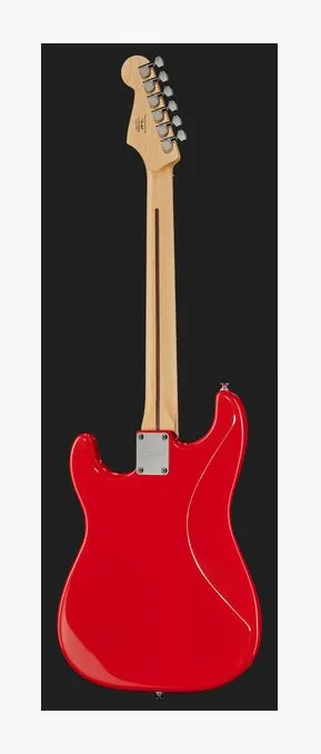 Squier Sonic Strat HT Torino Red, profil boczny korpusu