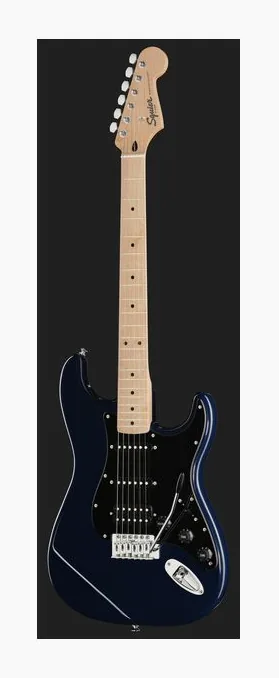 Squier Sonic Strat HSS MN MNB, główka z kluczami i logo