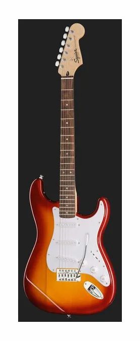 Squier Sonic Strat LRL WPG SSB, przetworniki i gałki regulacji