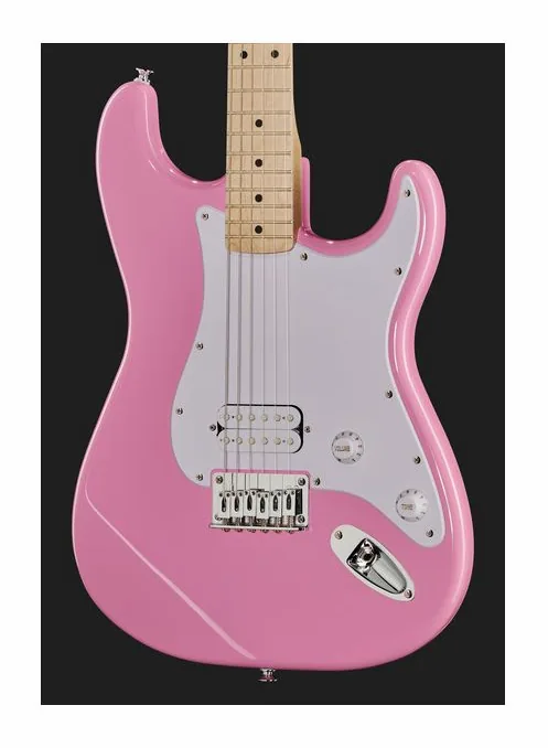 Squier Sonic Strat HT H Flash Pink, tył korpusu