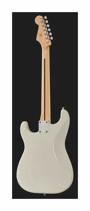 Squier Sonic Strat HT Arctic White, prog zerowy i pierwsze pozycje na gryfie