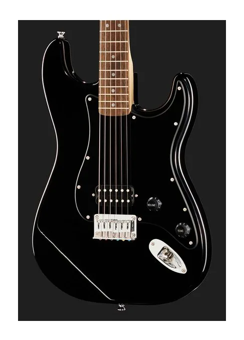 Squier Sonic Strat HT H Black, prog zerowy i pierwsze pozycje na gryfie