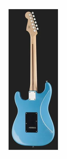 Squier Sonic Strat LRL California BL, linie korpusu z góry