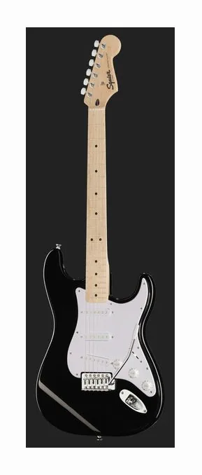 Squier Sonic Strat MN Black, profil boczny korpusu