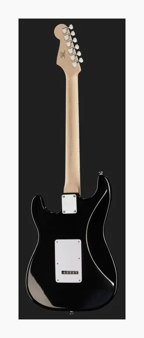 Squier Sonic Strat MN Black, prog zerowy i pierwsze pozycje na gryfie