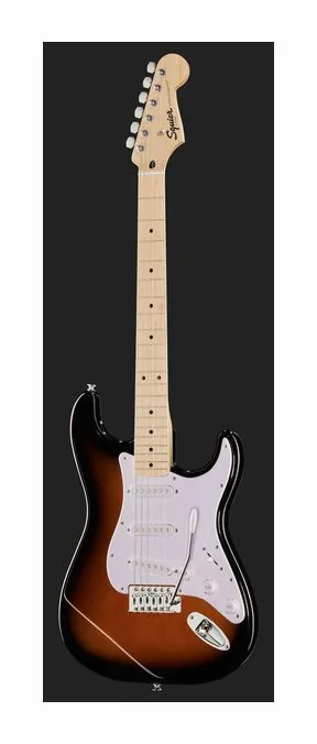 Squier Sonic Strat MN 2TSB, linie korpusu z góry