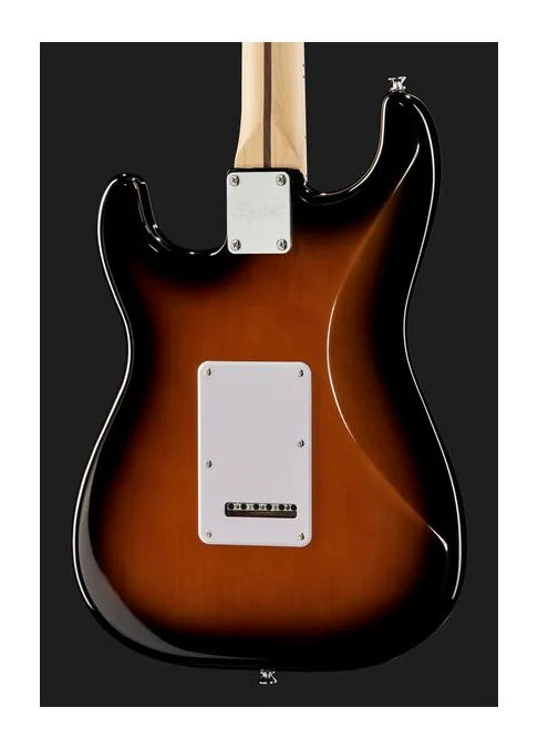 Squier Sonic Strat MN 2TSB, korpus i lakier z bliska