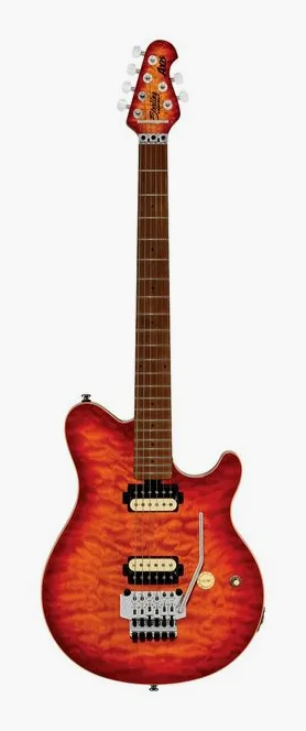 Sterling by Music Man Axis AX50 QM LVB z bliska od przodu