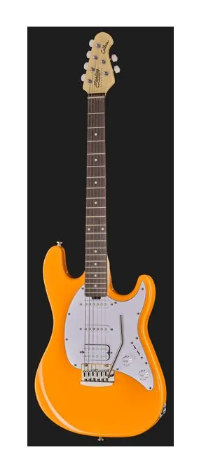 Sterling by Music Man Cutlass CT20HSS Sunrise Orange, przełącznik przetworników i gniazdo wyjściowe