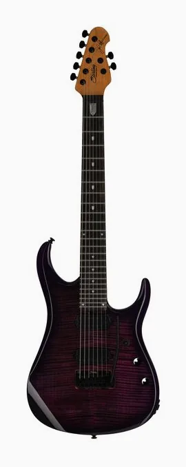 Sterling by Music Man JP157DFM Purple Nebula z bliska od przodu