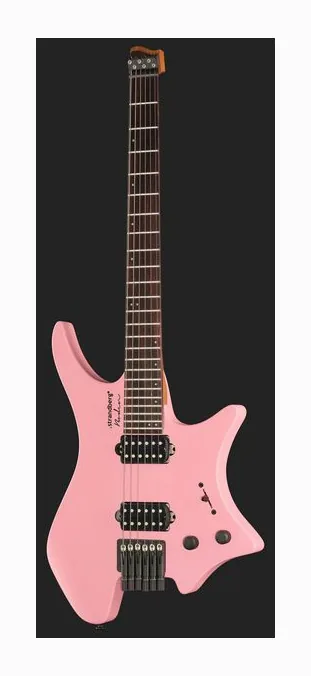 Strandberg Boden Essential 6 Coral Pink, gryf i podstrunnica z boku