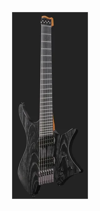 Strandberg Singularity NX 7 Pitch Black, przełącznik przetworników i gniazdo wyjściowe