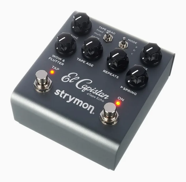 Strymon El Capistan V2, dioda i przełącznik nożny