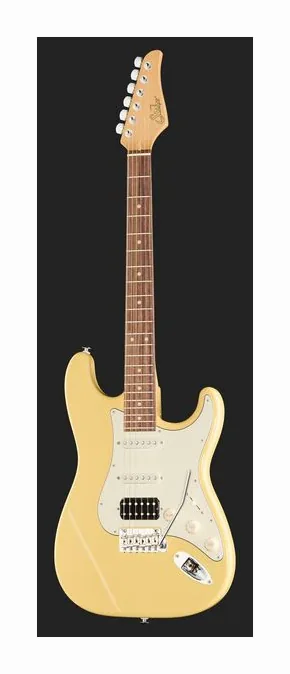 Suhr Classic S ST HSS RW VY, przetworniki i gałki regulacji
