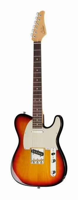 Suhr Classic T RW 3TB ujęta od przodu na neutralnym tle
