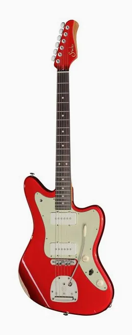 Suhr JM Antique Funk LE Candy Apple z bliska od przodu