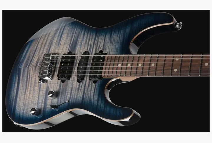 Suhr Modern Plus HSH PF TWBB, przetworniki i gałki regulacji